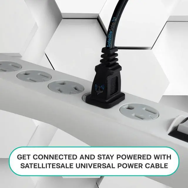 Alt view image 5 of 6 - 18AWG 2-Prong to Square/Round Connector AC Universal Replacement Power Cable Universal Wire PVC Black Cord 15 feet