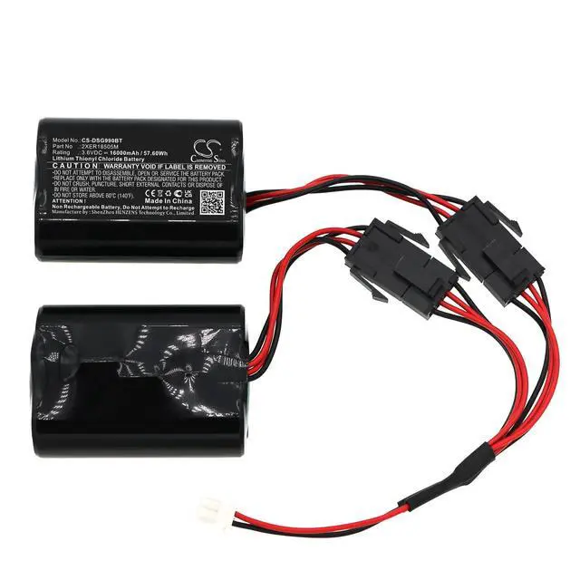 Alt view image 4 of 5 - 3.6V 16000mAh 103-304742 2XER18505M Battery Replacement for FANSO 103-304742 Siren Res Fire, Siren PG9901, PG9901,Siren PG9911,Burg Siren Visonic MCS-740 Siren MCS-720B Siren