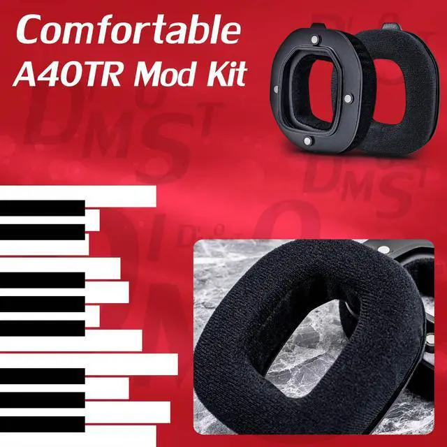 Alt view image 6 of 6 - Ear Pads Headband Compatible with Astro A40 TR Headset (Velvet)