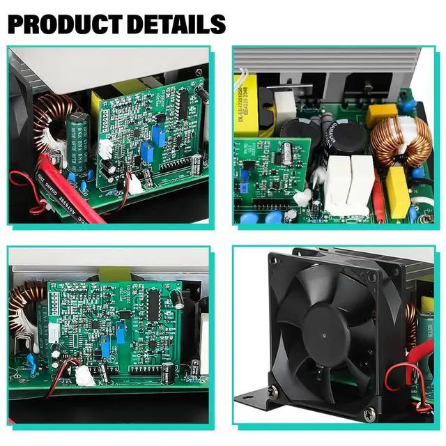 Alt view image 6 of 6 - WF-8955-MBA Power Converter Assembly, 55 Amp for WF-8955PEC & Parallax 7155 Converter for 12V RV Lead-Acid Battery
