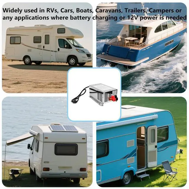 Alt view image 4 of 5 - WF-9855 55 Amp Power Converter, Rv Power Converter, WF-9855-AD, Replace for RV Trailer Camper 9800 Series, WF-9855-AD, Replace WF-9855, WF-9855-MBA