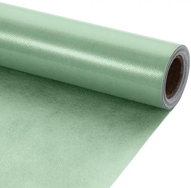 Main image of Sage Green Bulletin Board Paper Roll Non-Woven Fabric Bulletin Board Background Reusable Waterproof Classroom Poster Fade Resistant Poster for Classroom Decor Wrapping Craft Supplies 15.6 in x 12 Ft