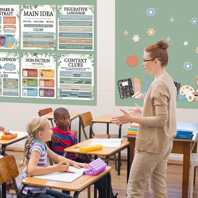 Alt view image 5 of 6 - Sage Green Bulletin Board Paper Roll Non-Woven Fabric Bulletin Board Background Reusable Waterproof Classroom Poster Fade Resistant Poster for Classroom Decor Wrapping Craft Supplies 15.6 in x 12 Ft
