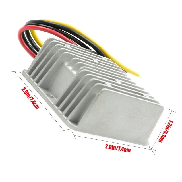 Alt view image 2 of 7 - DC/DC Converter 12V Step Up to 19V 5A 95W Voltage Regulator, Power Adapter Voltage Booster, Power Supply Module Boost Transformer for Car Truck Vehicle Boat