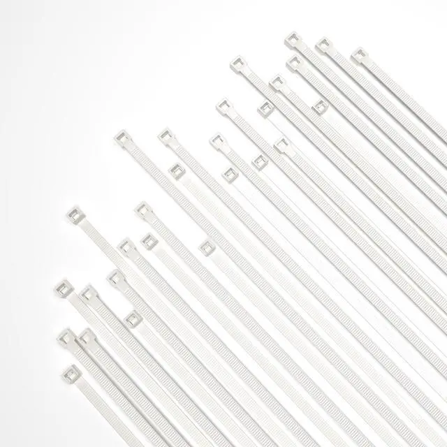 Main image of 400 Pack 18 inch Cable Zip Ties Heavy Duty, Durable Outdoor Cable Ties, Self Locking Nylon Wire Ties with 50 Pounds Strength, UV Resistant, Ideal for Home Fence, Green Plants White