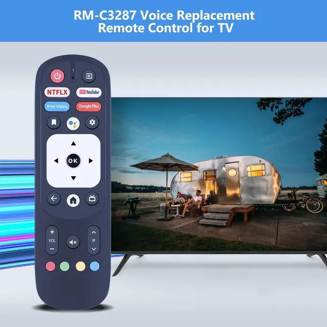 Alt view image 2 of 6 - New RM-C3287 Voice Replacement Remote Control for JVC TV RMC3287 65PFL5604/F7 65PFL5766/F7 50PFL5766 65PFL5704/F7 65PFL5504/F7