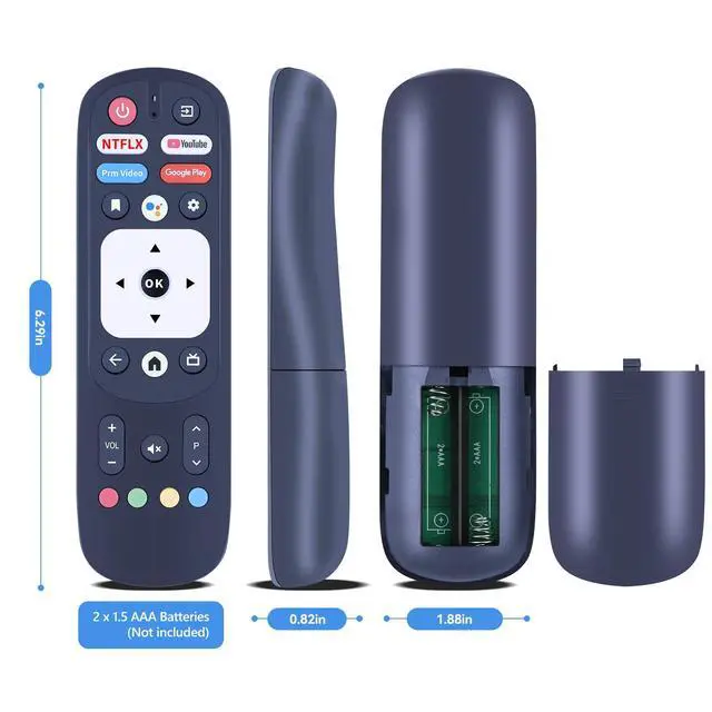 Alt view image 6 of 6 - New RM-C3287 Voice Replacement Remote Control for JVC TV RMC3287 65PFL5604/F7 65PFL5766/F7 50PFL5766 65PFL5704/F7 65PFL5504/F7