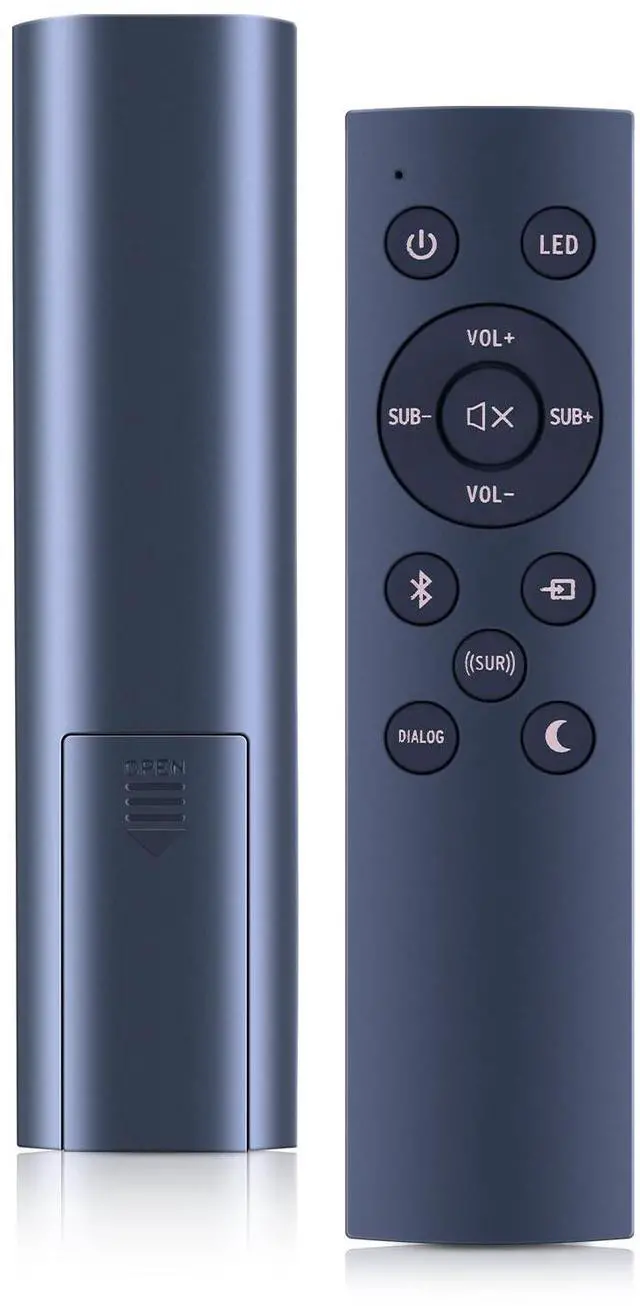 Main image of 1067744 Replacement Remote Control for Klipsch Cinema 400 2.1 SoundBar | For KLIPSCH 1067744 Replacement Soundbar Remote Control