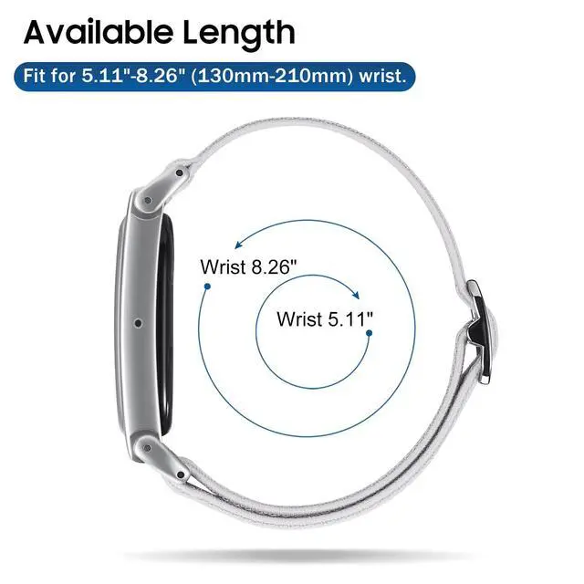 Alt view image 7 of 7 - Stretchy Band Compatible with Fitbit Air, Sport Loop Elastic Strap | Soft Stretchy Nylon Loop Band, Adjustable Replacement Strap, Breathable Wristband, Ultra-thin & Lightweight, for Women Men