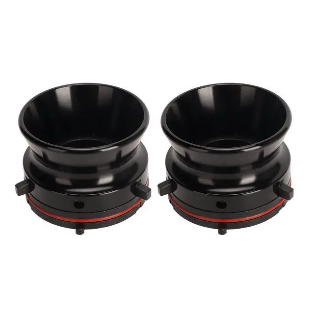 Alt view image 6 of 6 - Nab Reel Hub Adaptors for 10in Reel to Reel Tape Recorders, 1 Pair Aluminium Nab Hub Device for for Akai for TEAC, Universal Loading Device (Black)