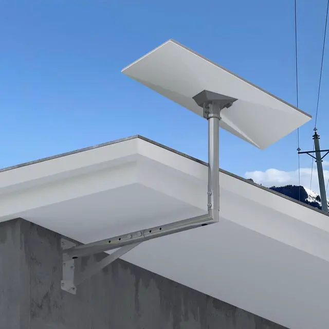 Main image of Starlink Standard 4/4X Wall Mount Extendable with Pipe Adapter, 18.8"-26" Ajustable Horizontal Arm/28.3" Vertical Clearance for Roof Eave & Wall Mounting, Stainless Steel Heavy Duty