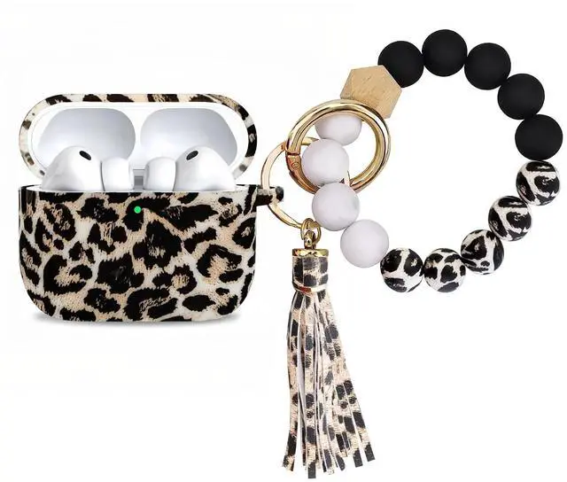 Main image of Pro 3 Case (2025), Shockproof Soft Silicone Case Cover Compatible with Pro3 Case, Cute Skin Cover with Bracelet Lanyard and Keychain for Men and Women (Leopard)