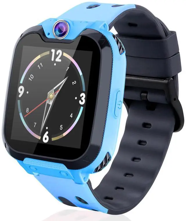 Main image of Smart Watch for Kids Boys Girls, Blue | 26 Puzzle Games, HD Camera, Video Music Player, Pedometer & Flashlight, Alarm Clock & Learn Card, Audio Book