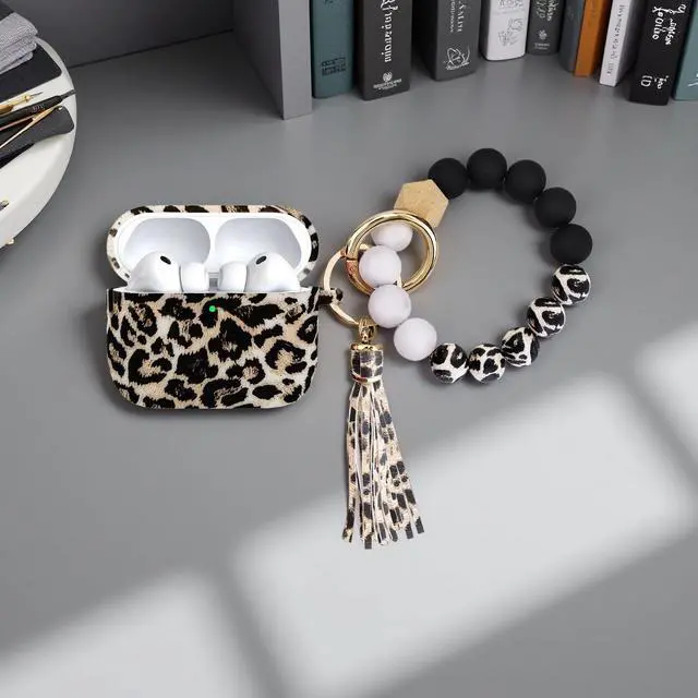 Alt view image 6 of 7 - Pro 3 Case (2025), Shockproof Soft Silicone Case Cover Compatible with Pro3 Case, Cute Skin Cover with Bracelet Lanyard and Keychain for Men and Women (Leopard)