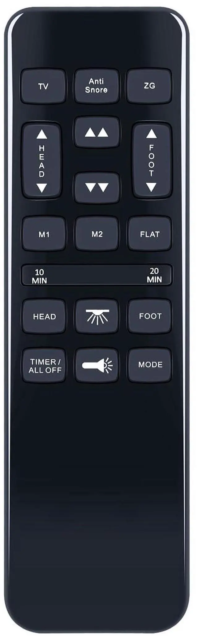 Main image of Replacement Remote Control for Richmat HJH55, for Mattress Firm 600/3000 Adjustable Bed