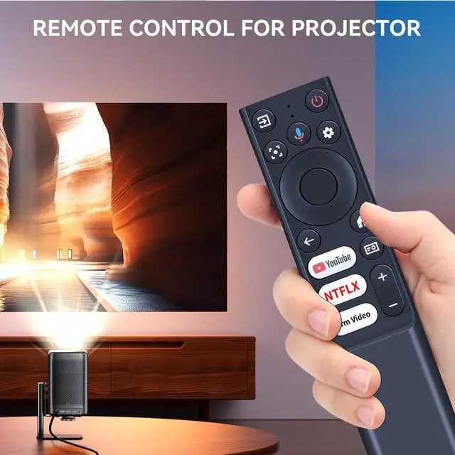 Alt view image 2 of 6 - Replacement Projector Remote Control for HAPPRUN H1 Projector, for TCL C1 GTV