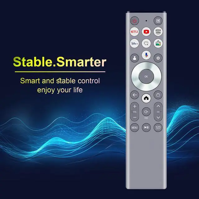 Alt view image 7 of 7 - ERF6G80H Backlit Voice Remote Replacement Compatible with HISENSE CanvasTV | 4K QLED TV S7 S7N 55S7N 65S7N 75S7N 85S7N 55S75N 65S75N 75S75N 85S75N 2024