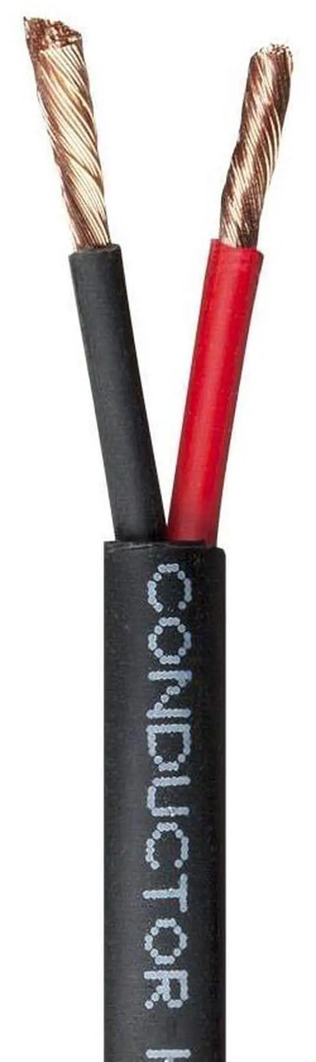 Main image of 113715 Nimbus Series 14 Gauge AWG 2 Conductor CMP-Rated Speaker Wire/Cable - 50ft UL Plenum Rated, 100% Pure Bare Copper with Color Coded Conductors Black