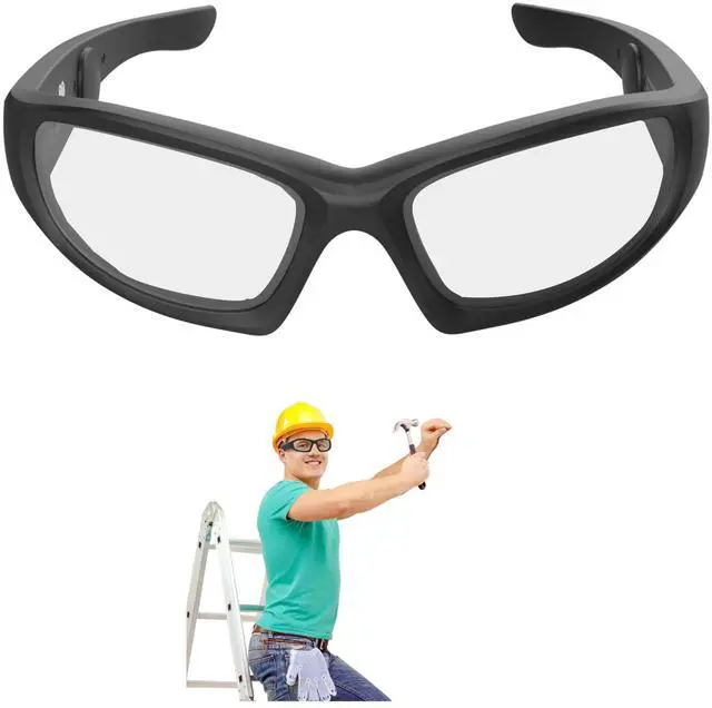 Main image of Multitask Bluetooth Safety Headphones Glasses with Open-Ear Audio Unisex, (clear Lens)