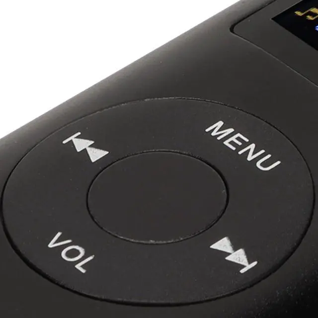 Alt view image 6 of 7 - Mini Portable MP3, Stylish Multifunctional Lossless Sound Slim MP3 Player, 1.8inch Large LCD Screen Player, Portable Digital Lossless MP3 Player(Black)