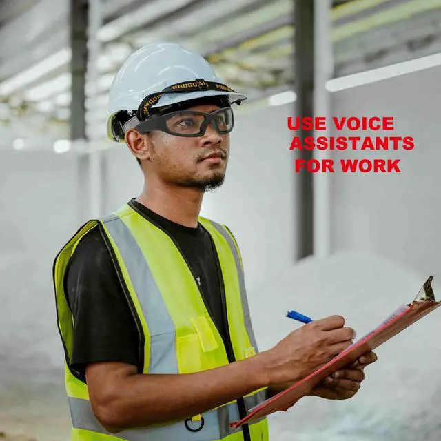 Alt view image 5 of 6 - Multitask Bluetooth Safety Headphones Glasses with Open-Ear Audio Unisex, (clear Lens)