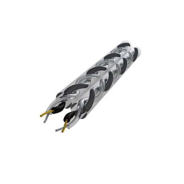Alt view image 4 of 6 - A25C4 25 Foot 2-Channel Oxygen Free Copper Twisted Car Stereo RCA Interconnect Audio Cables Black/Clear