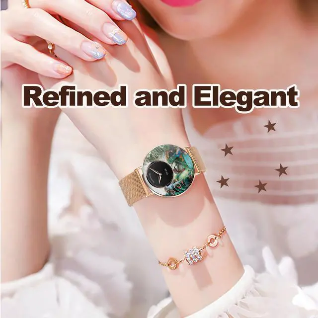 Alt view image 2 of 6 - Ultra-Slim Smart Watches for Women(Call/2 Bands/All Metal), 41mm,1.32" AMOLED Ultra-Clear Screen Fitness Tracker with SpO2/Heart Rate/Sleep Tracking,Waterproof Smart Watch for iPhone/Samsung/Android
