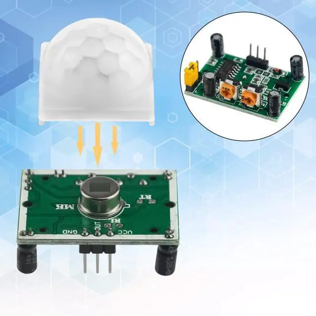 Alt view image 4 of 7 - 10 PCS PIR Module Pyroelectric Infrared Motion Sensor Module Detector Security