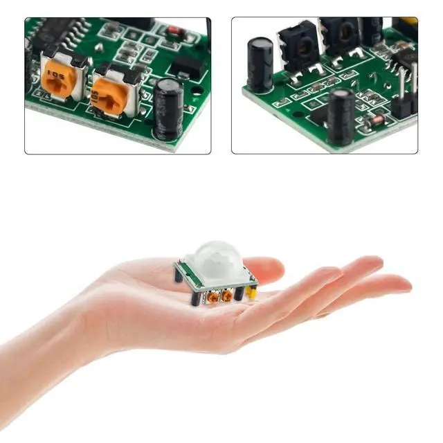 Alt view image 5 of 7 - 10 PCS PIR Module Pyroelectric Infrared Motion Sensor Module Detector Security