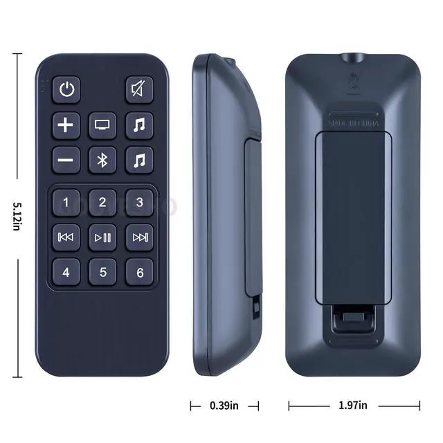 Alt view image 5 of 5 - Replacement Remote for Bose Smart Soundbar 500 900 Speaker System Remote Control - No Setup Required