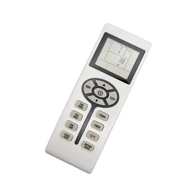 Alt view image 2 of 5 - ZCF/TL-09 Remote Control for Soleus Air ZH/TL-02,ZH/TL-03,PMX-08-01,PMX-10-01,PMC-12-01,PMC-14-01,PMC-12HP-201,PMC-14HP-201,WS1-06E-02,WS1-08E-02,PSR-06-01,PSR-10-01,PSC-12-01,PSC-12HP-201