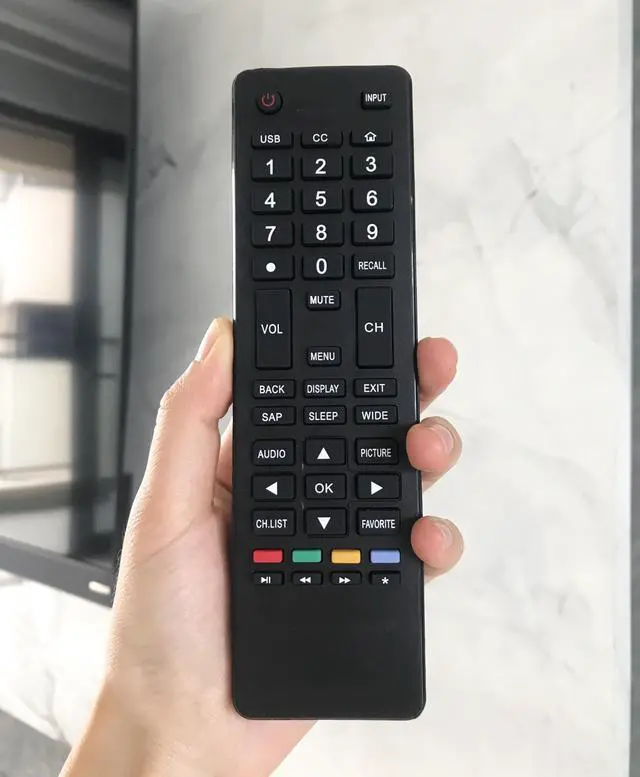 Alt view image 6 of 6 - Replacement Remote Control for Haier TV 24E2000 32E3000 32E2000 32D3005F 32F2000 LE32F2220 40E2500 48DR3505 50E3500 55DA5550 55UGX3500 55UGX3200C 65E3550 65UGX3500 75UGX3550 TV