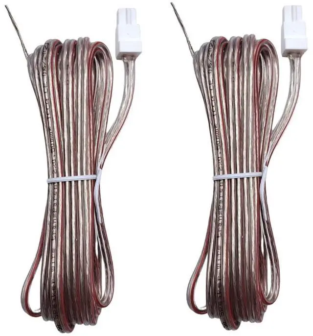 Main image of 2X Red Gray White Connector Speaker Sound Wires Cords Cables Compatible with Sony Disc Deck Receiver System