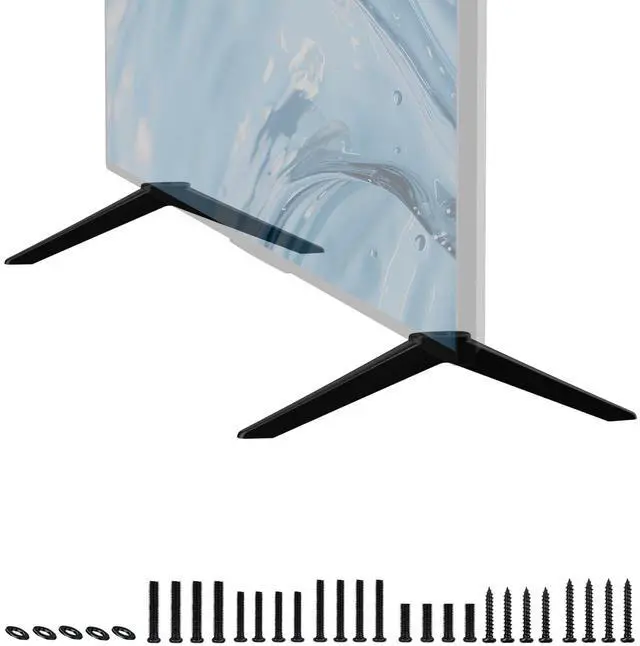 Main image of TV Legs for Roku Select Series, for Roku TV Stand Legs for 4K HD HDR FHD QLED,Fit for TV with a Hole Center-to-Center Distance of 14mm/0.55in to 24mm/0.94in Please Measure Bottom Hole Distance