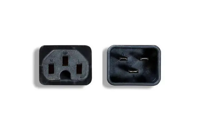 Alt view image 4 of 4 - Black 6' Power Cord, IEC320 C15/C20 14AWG C15/C20 Power Cord, Black (ZADA38EG-06)