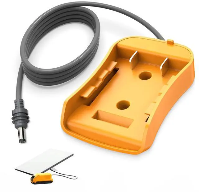 Main image of Starlink Mini Battery Adapter for De.Walt with 3.3FT 18AWG DC Power Cable, with Fuses & Wire Terminals,20V Plug and Play Converter Compatible with De.Walt Battery for Starlink Mini Dish