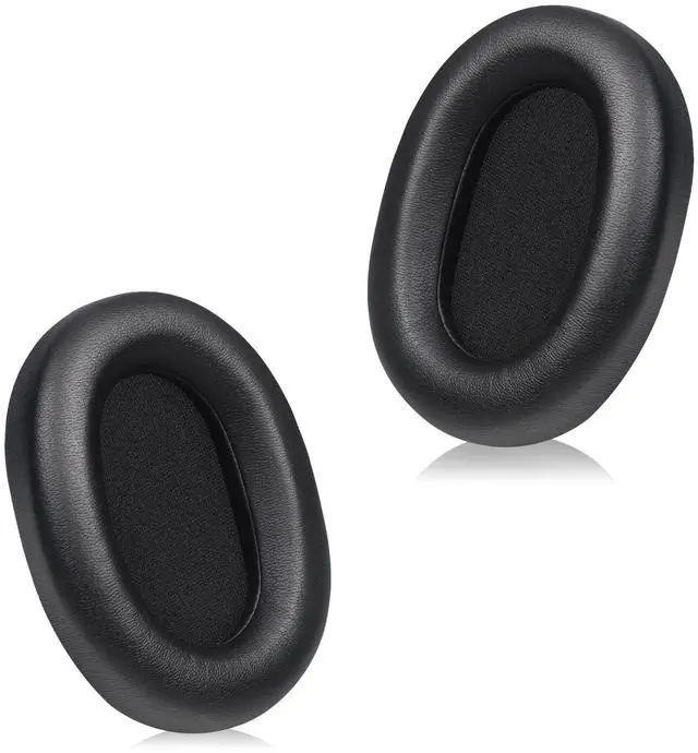 Main image of Replacement Headphone Pads for Sony WH-1000xm5 (WH-1000xm5) Soft Protein Leather Replacement Earpads Ear, Premium Soft Memory Foam - Black