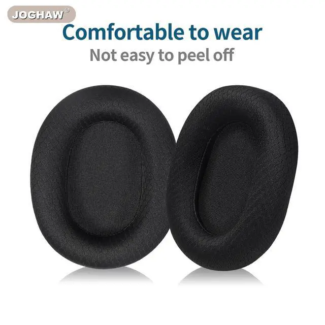 Alt view image 4 of 7 - Replacement Headphone Pads for Sony WH-1000xm5Soft Breathable mesh Replacement Earpads Ear, Premium Soft Memory Foam Black