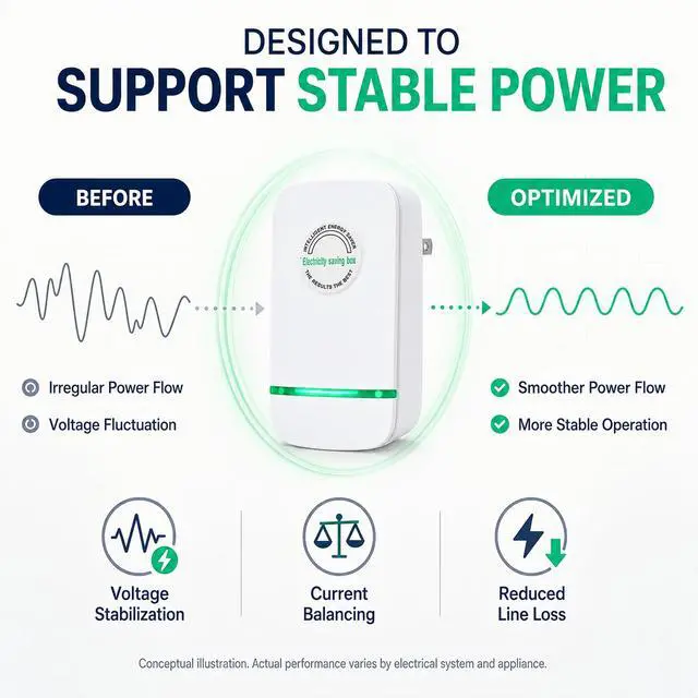 Alt view image 2 of 7 - 2026 Updated Smartplug Device, Stop watt Plug in Power Box for Home and Office US Plug 90V-250V 30KW 4 Pack