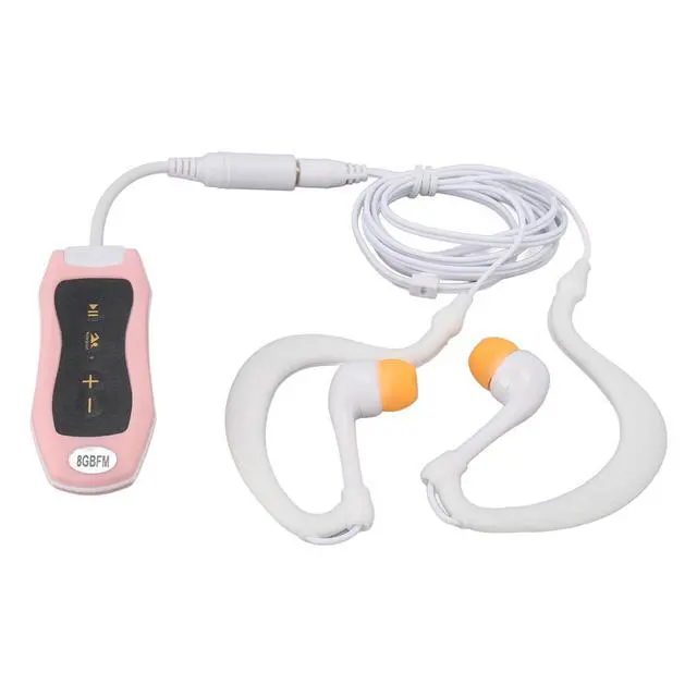 Alt view image 5 of 7 - MP3 Player for Swimming, Headphones with Long Cord, Mp3 Swimming Underwater, Sound Effect, Full Cycle, 8GB (8GB)