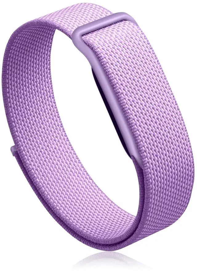 Main image of Nylon Band Compatible with Google Fitbit Air, Breathable Woven Replacement Watch Band, Adjustable Hook and Loop Sport Wristband, Fitness and Daily Wear