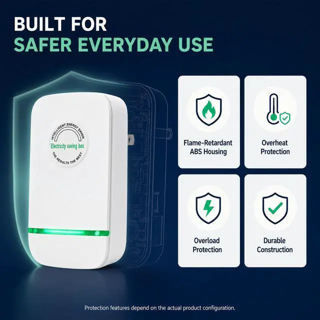 Alt view image 6 of 7 - 2026 Updated Smartplug Device, Stop watt Plug in Power Box for Home and Office US Plug 90V-250V 30KW 4 Pack