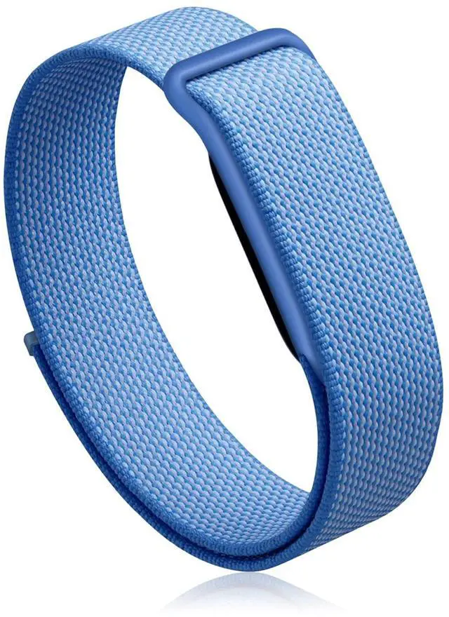 Main image of Nylon Band Compatible with Google Fitbit Air, Breathable Woven Replacement Watch Band, Adjustable Hook and Loop Sport Wristband, Fitness and Daily Wear