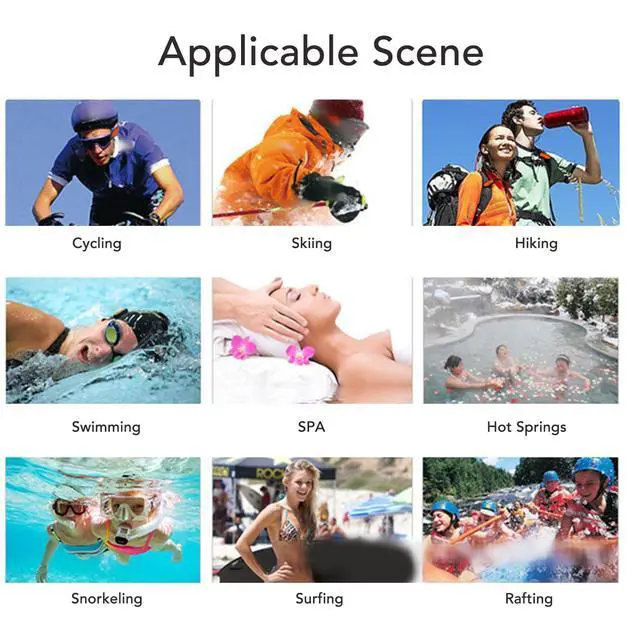 Alt view image 4 of 7 - MP3 Player for Swimming, Headphones with Long Cord, Mp3 Swimming Underwater, Sound Effect, Full Cycle, 8GB (8GB)