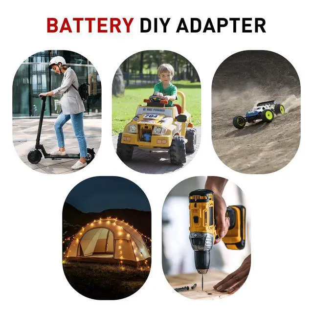 Alt view image 5 of 7 - 18V to 12V Step-Down Converter for Makita 18V LXT for Power Battery Adapter Wheel, DC 12V 20A 240W Buck Converter Regulator with 30A Fuse & Wire Terminal for Golf Cart RC Car Truck Light & DIY