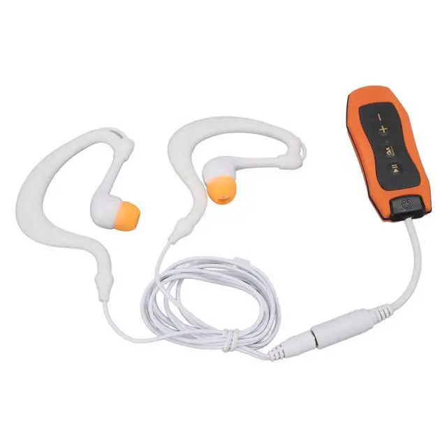Alt view image 2 of 7 - MP3 Player for Swimming, Headphones with Long Cord, Mp3 Swimming Underwater, Sound Effect, Full Cycle, 8GB (8GB)