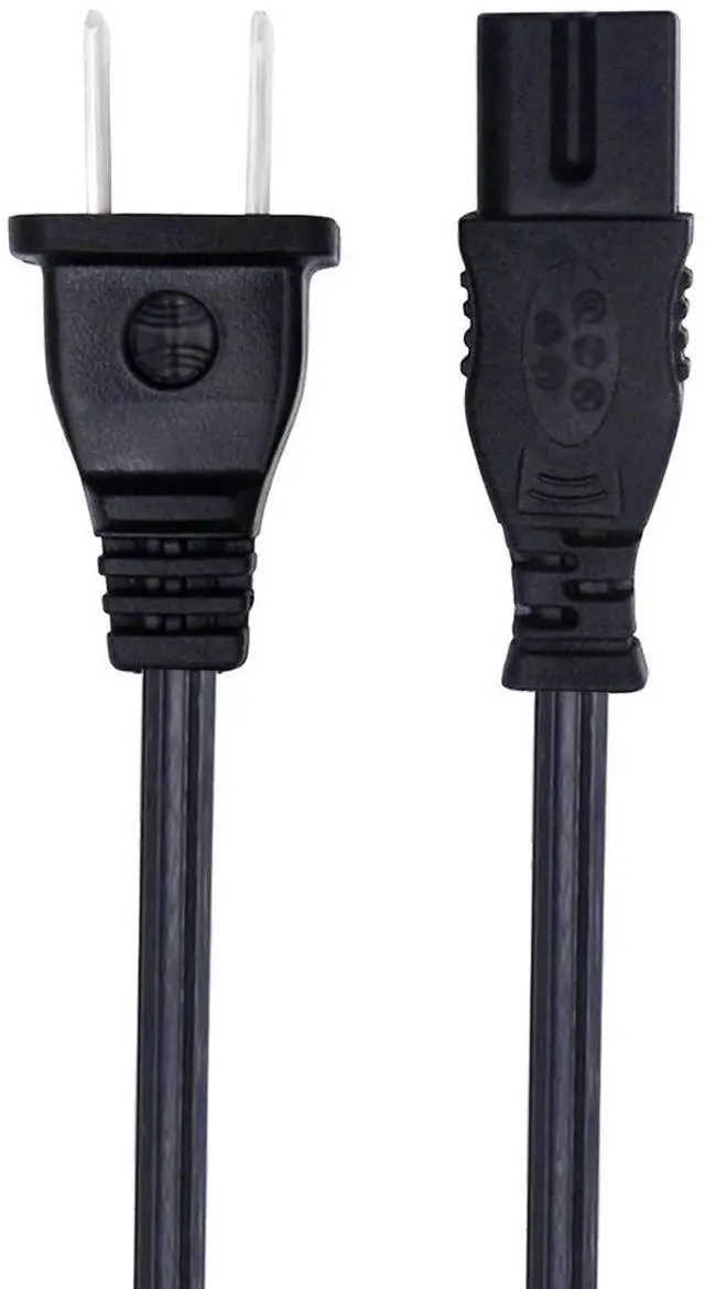 Alt view image 6 of 6 - 8ft Power Cord Replacement for Bose 321 Speaker System 2 Prong AC Cable | Replacement for Bose Cinemate I II III GS GSX Acoustimass 10 Series IV