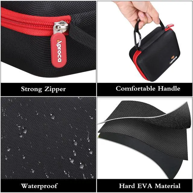 Alt view image 4 of 7 - Case Compatible with NOCO GENIUS1 / GENIUS2 / GENIUS2D Fully-Automatic Smart Charger, Portable Storage Bag for Accessories (Case Only)