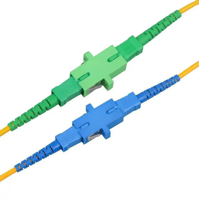 Alt view image 3 of 6 - Fiber Optic Couplers Kit for SC/UPC, SC/APC, ST, LC Cables Adapter, 5 Styles with 50pcs Fiber Optic Adapter Couplers for Single-Mode & Multi-Mode