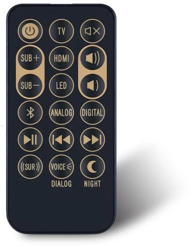 Main image of Replacement Remote Control for Klipsch Soundbar RSB-3 RSB-8 RSB-6 R4B R-4B RSB-11 RSB-14 Sound Bar